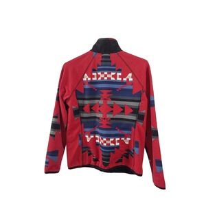 Ralph Lauren Jacket Womans Sz M Native American Southwestern Sweatshirt Coat VTG